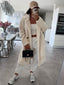 Veste Élégante Femme Automne Hiver – Manteau Long Chic et Confortable