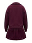 Noura | Ensemble Femme Bordeaux Vintage
