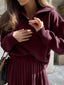 Noura | Ensemble Femme Bordeaux Vintage