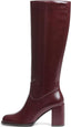 Bottes Femme à Talons Épais monAlea – Genou, Bout Rond, Fermeture Éclair