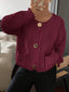Iris | Gilet Femme Chic Bordeaux