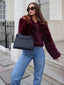 Floria | Veste Femme Bordeaux Automne Hiver