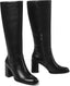 Bottes Femme à Talons Épais monAlea – Genou, Bout Rond, Fermeture Éclair