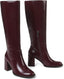 Bottes Femme à Talons Épais monAlea – Genou, Bout Rond, Fermeture Éclair