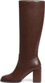 Bottes Femme à Talons Épais monAlea – Genou, Bout Rond, Fermeture Éclair