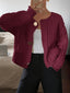 Iris | Gilet Femme Chic Bordeaux
