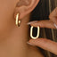 Boucles d'oreilles élégantes en teinte dorée pour femmes