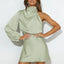 Callie | Robe Satinée Asymétrique - Alea