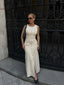 Fiona | Robe Maxi Sans Manches en Tricot Doux - Alea
