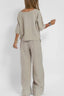 Ensemble Deux Pièces avec Haut Court et Pantalon Large - Alea