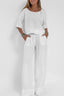 Ensemble Deux Pièces avec Haut Court et Pantalon Large - Alea