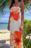 Kaliyah | Floral Print Maxi Robe - Alea
