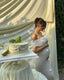 Luana | Off-Shoulder Maxi Maternity Dress - Alea