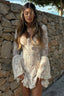 Mabel | Mini Robe en Dentelle à Manches Longues - Alea