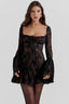 Mabel | Mini Robe en Dentelle à Manches Longues - Alea