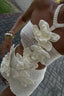 Margaret | Mini Robe Fleurie en Tricot avec Encolure Halter - Alea