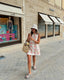 Nicole | Imprimé Robe Courte Sans Manches - Alea