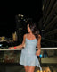 Sereine | Robe Mini Sans Manches avec Volants et Sequins - Alea