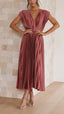 Emma | Maxi Robe à Décolleté Plongeant - Alea