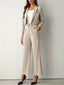 Ensemble Femme 2 Pièces | Pantalon Large et Blazer Court Léger - Alea