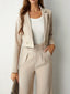 Ensemble Femme 2 Pièces | Pantalon Large et Blazer Court Léger - Alea