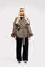 Manteau Wrap Femme | Luxe en Fausse Fourrure au Design Éternel - Alea