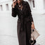 Manteau Femme Long en Laine au Design Classique - Alea