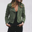 Veste Biker Femme | Cuir PU, Coupe Slim - Alea