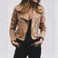 Veste Biker Femme | Cuir PU, Coupe Slim - Alea