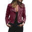 Veste Biker Femme | Cuir PU, Coupe Slim - Alea