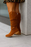 Bottes Slouch en Cuir pour Femmes - Alea