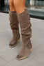 Bottes Slouch en Cuir pour Femmes - Alea