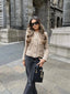 Tweed Jacket with Gold Buttons - Sarah - Alea