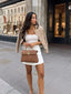 Tweed Jacket with Gold Buttons - Sarah - Alea