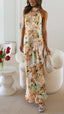 Shannon | Robe Maxi Fleurie à Bretelles - Alea