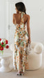 Shannon | Robe Maxi Fleurie à Bretelles - Alea