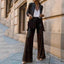 Lucelle - Ensemble deux pièces scintillant avec pantalon taille haute - Alea
