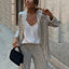 Lucelle - Ensemble deux pièces scintillant avec pantalon taille haute - Alea