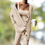 Milou - Ensemble tricot femme 3 pièces : haut, pantalon et gilet - Alea
