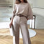 Ensemble 2 pièces : Top Batwing et Pantalon Large Taille Haute - Alea