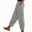 Rayé en Lin Pantalon pour Femmes - Alea