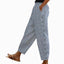 Rayé en Lin Pantalon pour Femmes - Alea