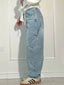 Jeans Femmes Large avec Strass - Alea