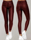 Élégant Pantalon Taille Haute en Cuir pour Femme - Alea