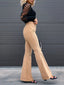 Femme Pantalon Évasé en Velours Côtelé - Alea