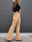 Femme Pantalon Évasé en Velours Côtelé - Alea