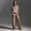 Ensemble Tricot d'Hiver avec Col Roulé et Pantalon Large - Alea