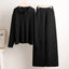 Ensemble Tricot d'Hiver avec Col Roulé et Pantalon Large - Alea