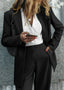 Ensemble Blazer et Pantalon Femme - Idéal pour le Bureau et les Occasions Décontractées - Alea