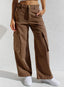 Tendance Femme : Jean Cargo Taille Haute - Alea